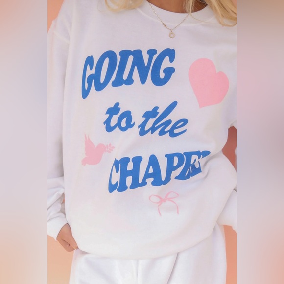 *RESTOCKED* Going To The Chapel White Sweatshirt - Picture 5 of 8